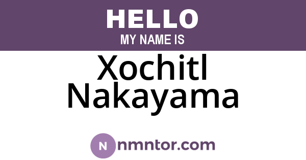 Xochitl Nakayama