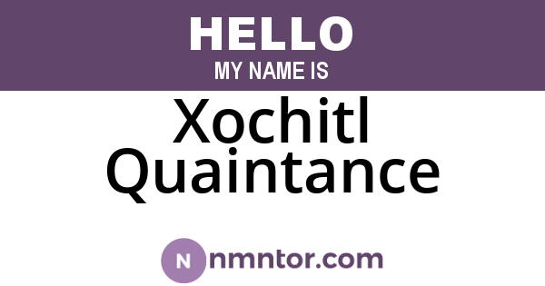 Xochitl Quaintance