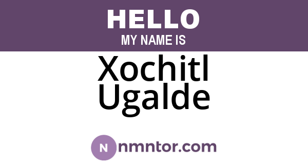 Xochitl Ugalde