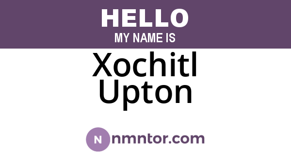 Xochitl Upton
