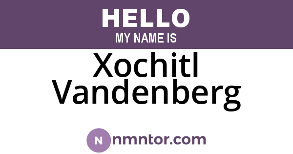 Xochitl Vandenberg