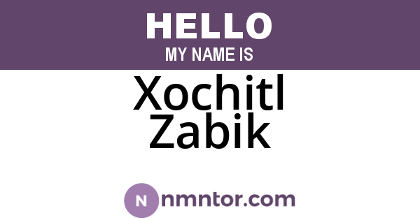 Xochitl Zabik