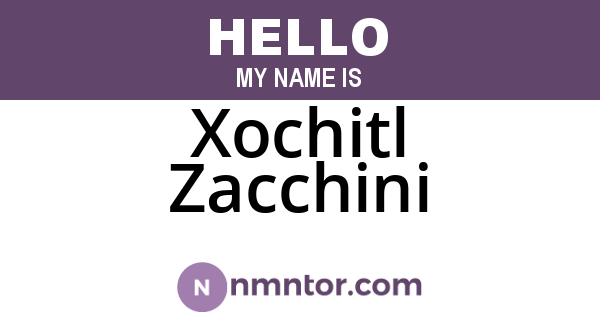 Xochitl Zacchini