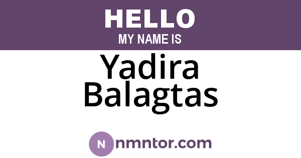 Yadira Balagtas