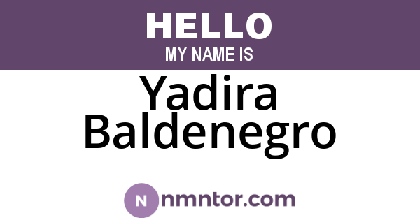 Yadira Baldenegro