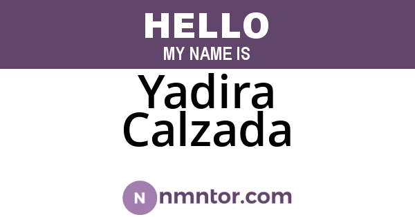 Yadira Calzada