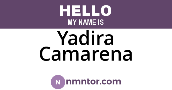 Yadira Camarena
