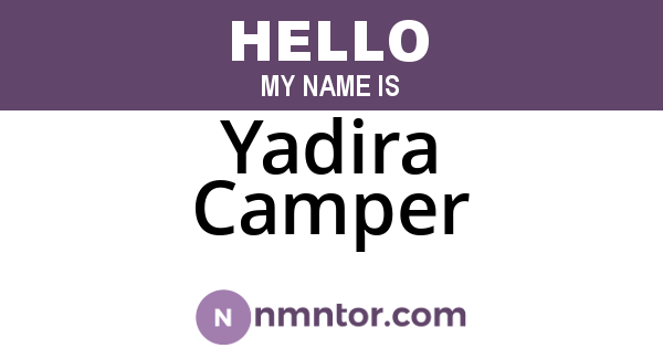 Yadira Camper