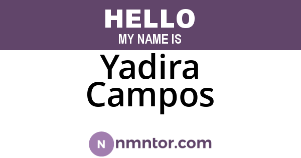 Yadira Campos