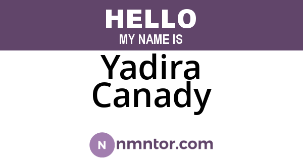 Yadira Canady
