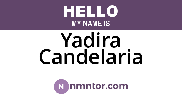 Yadira Candelaria