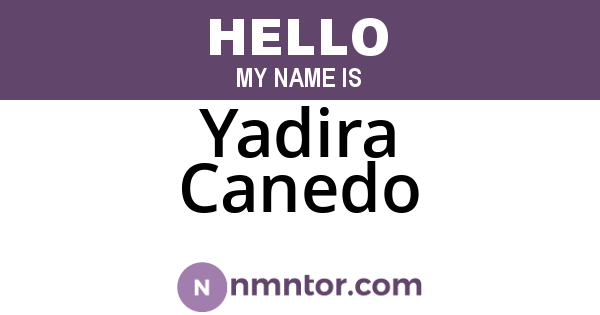 Yadira Canedo