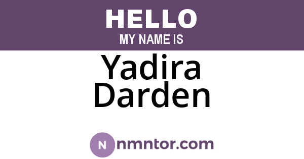 Yadira Darden