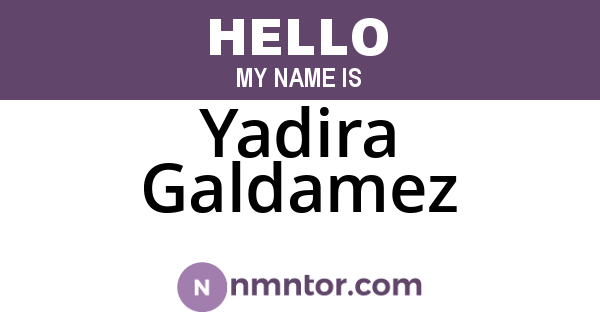 Yadira Galdamez
