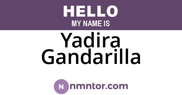 Yadira Gandarilla