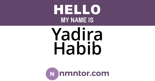 Yadira Habib