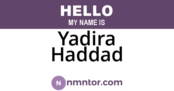 Yadira Haddad