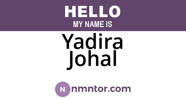 Yadira Johal