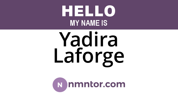 Yadira Laforge
