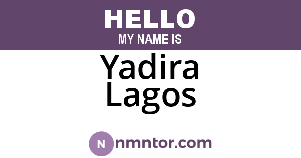 Yadira Lagos