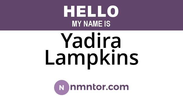 Yadira Lampkins