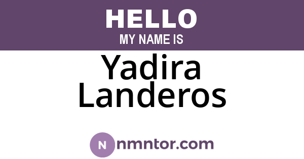Yadira Landeros