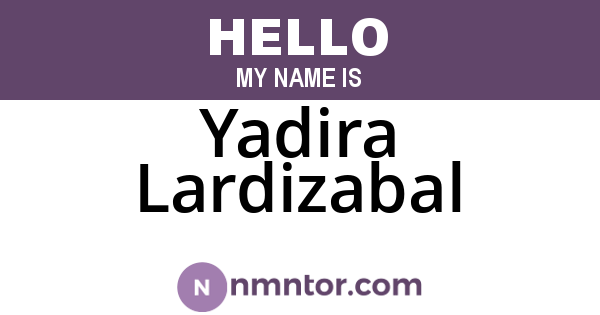 Yadira Lardizabal