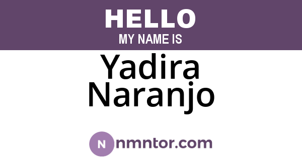 Yadira Naranjo
