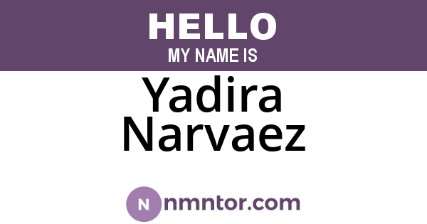 Yadira Narvaez
