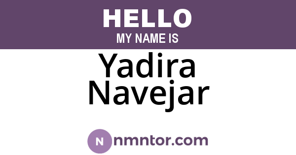 Yadira Navejar