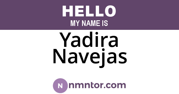 Yadira Navejas