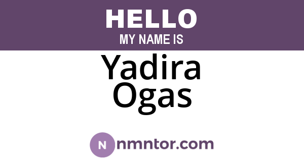 Yadira Ogas