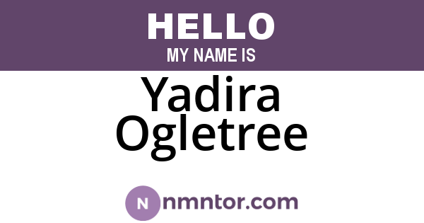 Yadira Ogletree