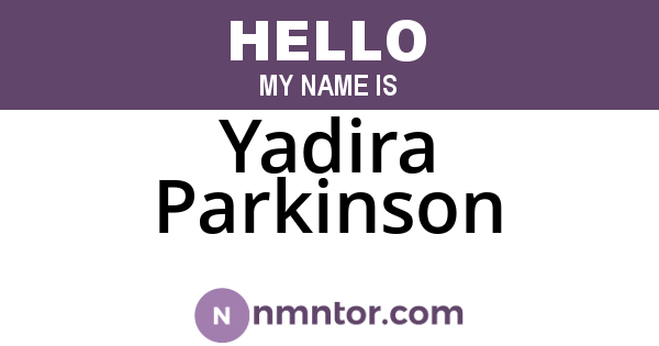 Yadira Parkinson