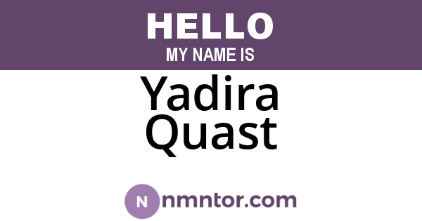 Yadira Quast