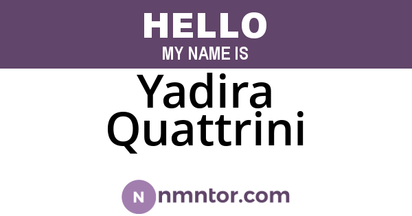 Yadira Quattrini