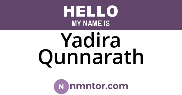 Yadira Qunnarath