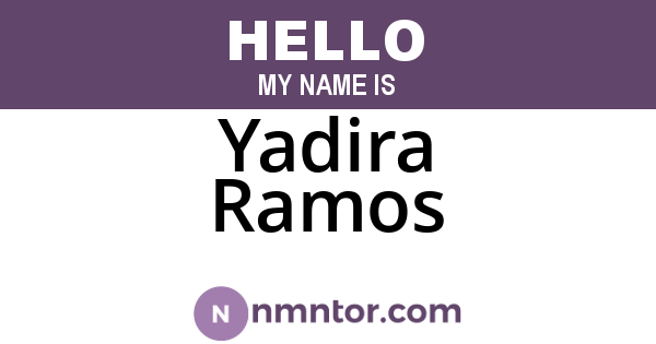 Yadira Ramos