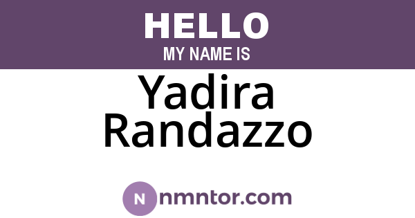 Yadira Randazzo
