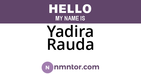 Yadira Rauda