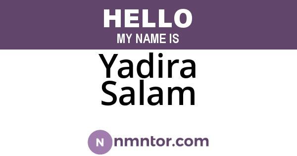 Yadira Salam