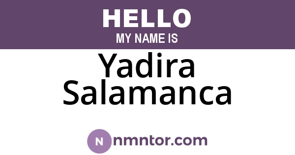 Yadira Salamanca