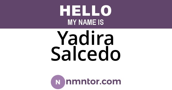 Yadira Salcedo