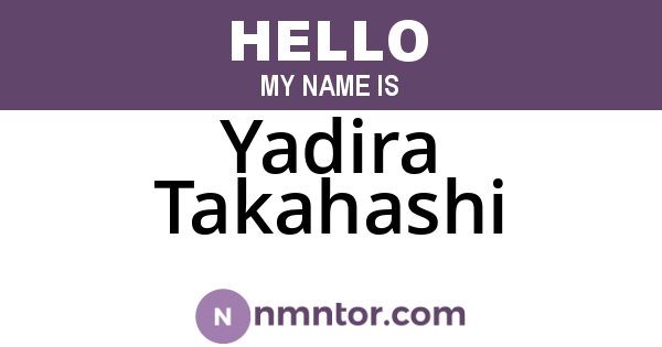 Yadira Takahashi