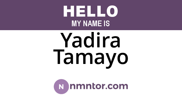 Yadira Tamayo