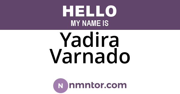 Yadira Varnado