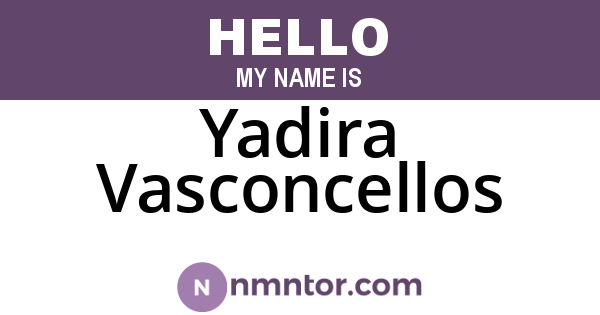 Yadira Vasconcellos