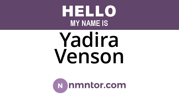 Yadira Venson