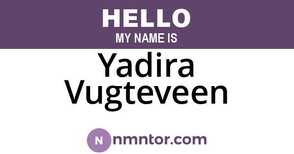 Yadira Vugteveen