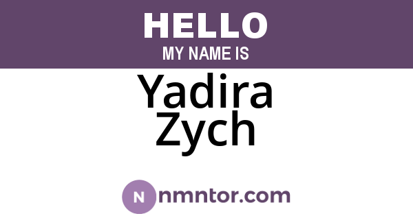 Yadira Zych